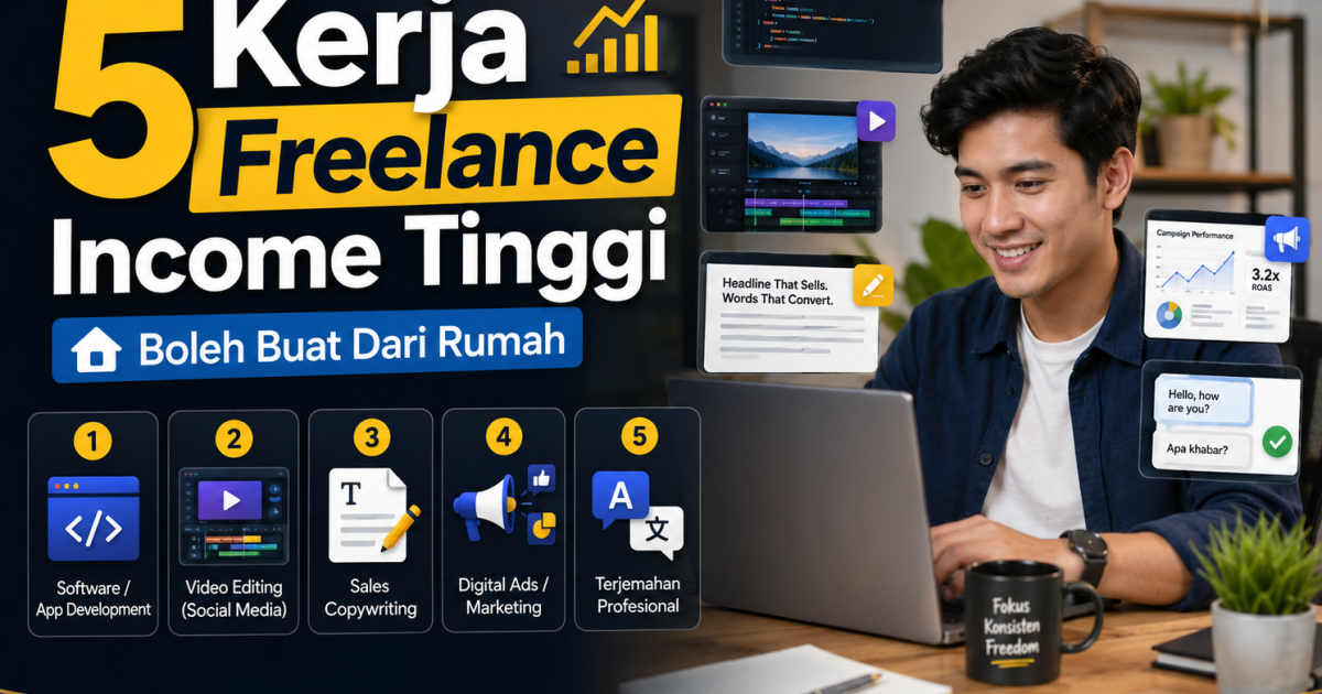 Jangan Salah Pilih Niche: Ini 5 Kerjaya Bebas Paling High-Demand Di Malaysia Yang AI Tak Boleh Ganti