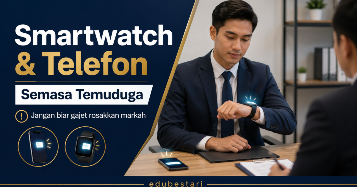Smartwatch Dan Telefon Semasa Temuduga: Kesilapan Kecil Yang Boleh Rosakkan Markah