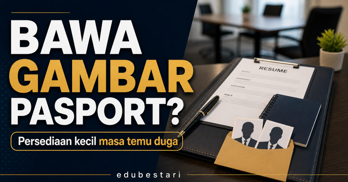 Bawa Gambar Pasport Semasa Temu Duga: Wajib Atau Sekadar Persediaan Tambahan?