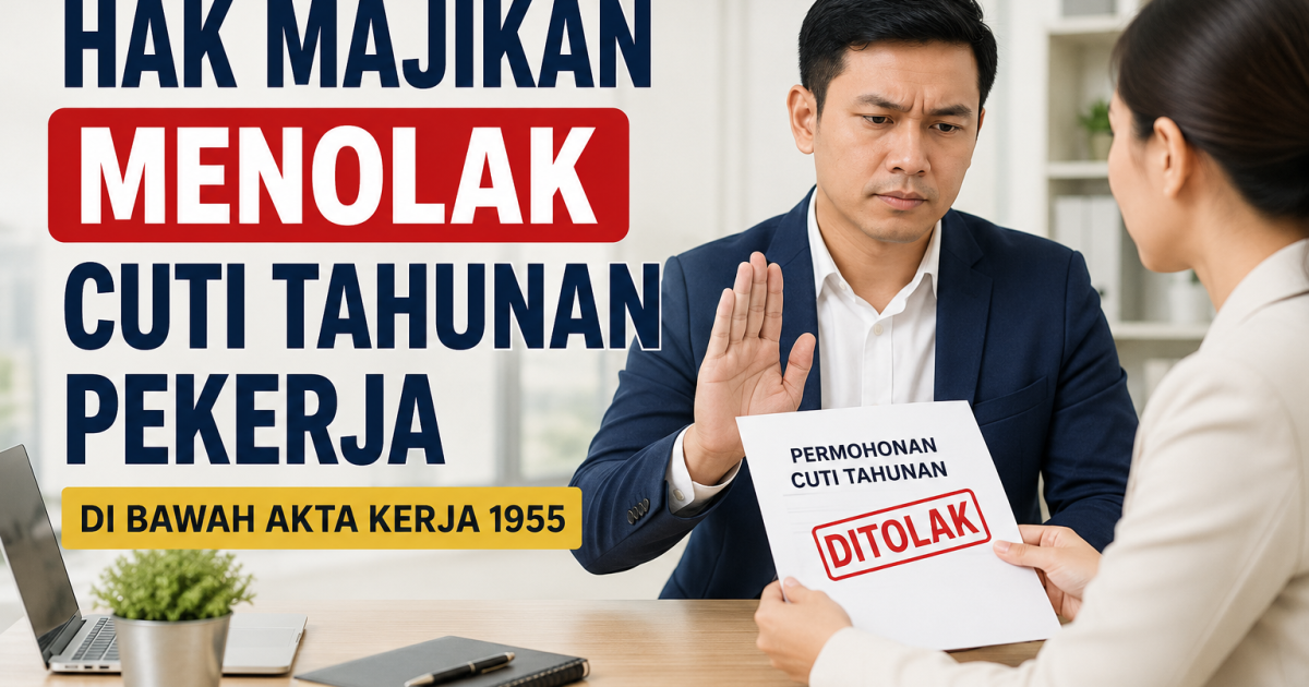 Bolehkah Majikan Tolak Cuti Tahunan Pekerja? Ini Hak Sebenar Di Bawah Akta Kerja 1955