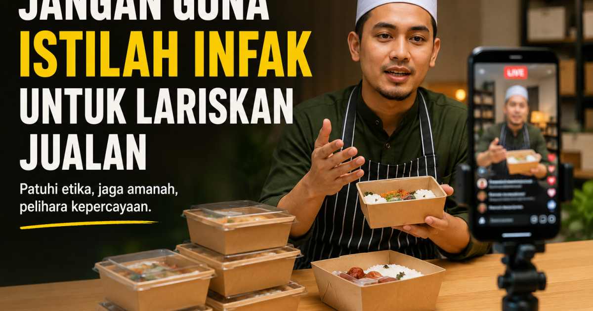 Teguran Rasmi Mufti Pulau Pinang Berhubung Penggunaan Istilah Infak Dalam Aktiviti Jualan Di Media Sosial
