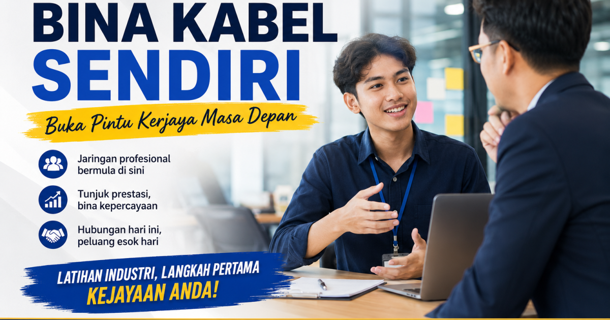 Bina “Kabel” Sendiri: Ini Cara Pelajar Praktikal Tarik Perhatian Bos Demi Tawaran Kerja Tetap
