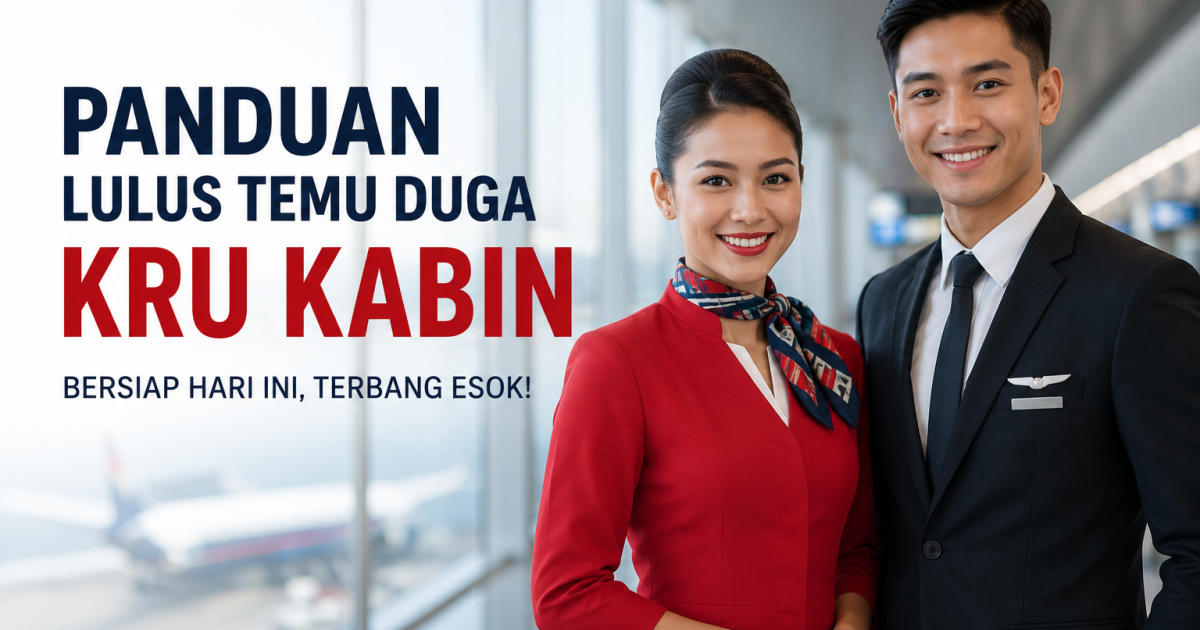 Panduan Lulus Temu Duga Kru Kabin: 5 Persediaan Penting Untuk Bakal Pramugari & Pramugara