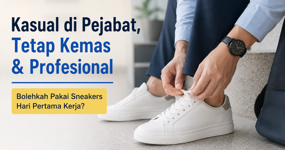 HR Kata Boleh Pakai Kasual, Tapi Selamat Ke Sarung Sneakers Hari Pertama Kerja? Ini Realitinya
