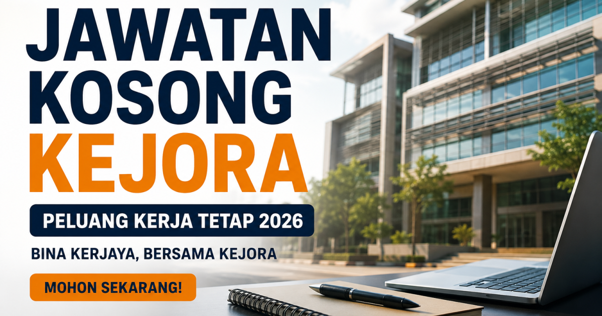 Iklan Jawatan Kosong Lembaga Kemajuan Johor Tenggara (KEJORA) 2026