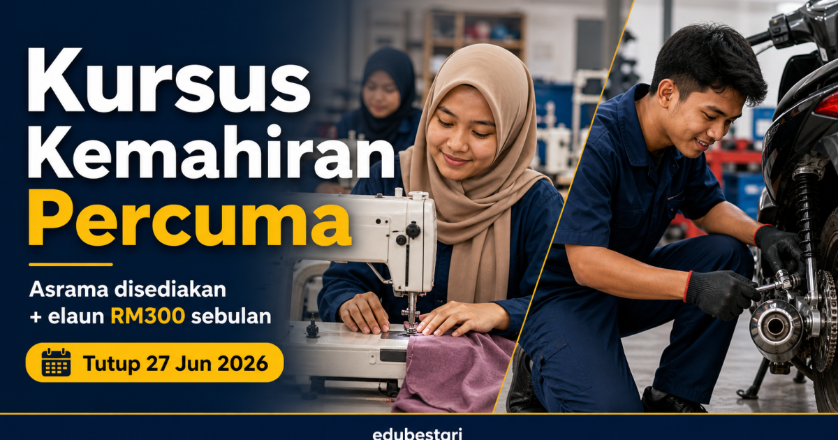 Anak Muda Kelantan Nak Belajar Kemahiran Percuma? MAIK Sediakan Asrama & Elaun RM300 Sebulan