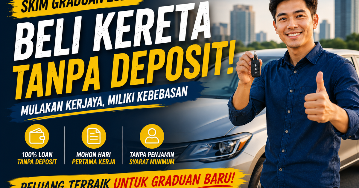 Skim Graduan 2026: Peluang Memiliki Kereta Pertama Tanpa Membebankan Permulaan Kerjaya
