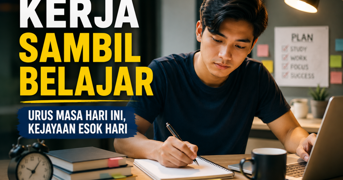 Kerja Sambil Belajar Lepas SPM: Panduan Urus Masa Agar Tak “Kecundang” Di Tengah Jalan