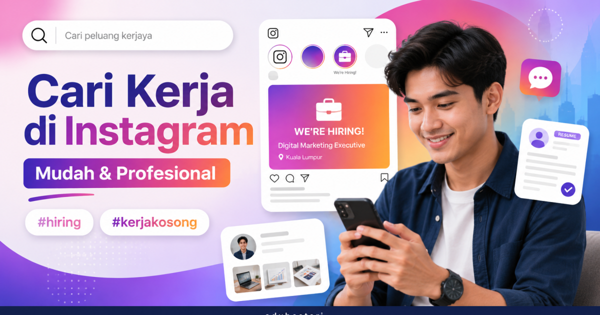 Rupanya Ini Cara Cari Kerja Kosong Di Instagram Tanpa Buang Masa Scroll Berjam-jam