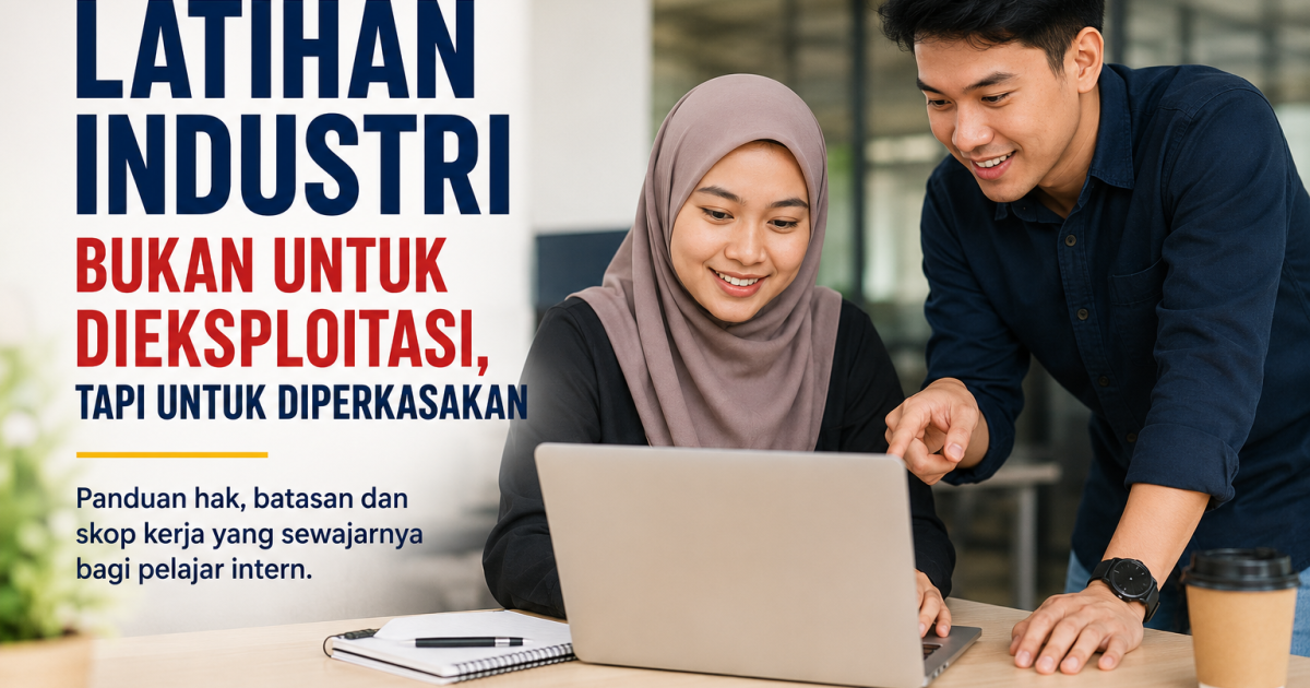 Latihan Industri Bukan Buruh Murah: Ini Hak, Batasan Dan Skop Kerja Pelajar Intern
