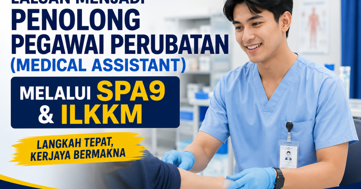 Laluan Menjadi Penolong Pegawai Perubatan Melalui SPA9 & ILKKM