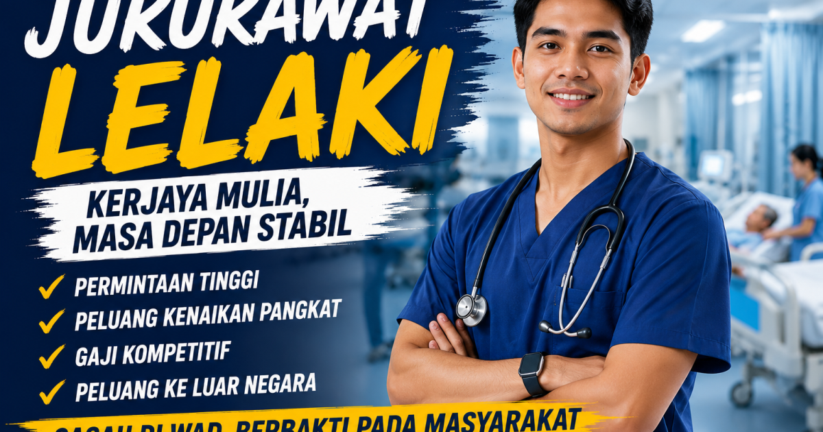 Jururawat Lelaki Di Malaysia: Laluan, Syarat Dan Prospek Kerjaya Masa Depan