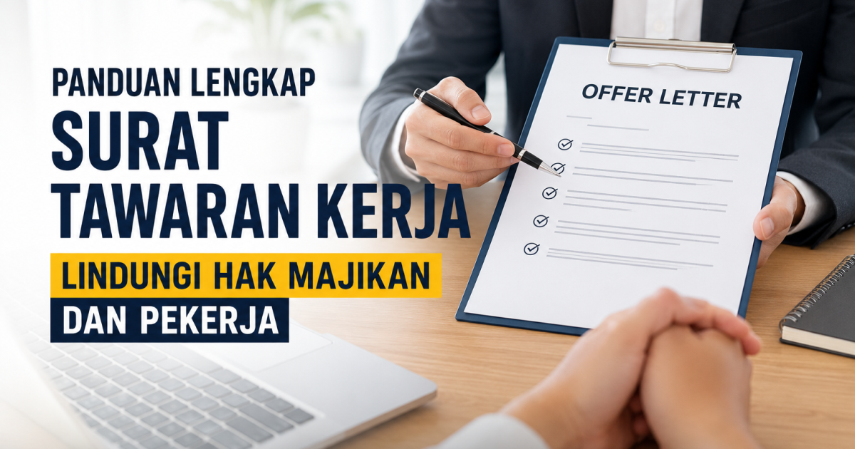 Panduan Lengkap Menyediakan Surat Tawaran Kerja Terbaik Bagi Melindungi Hak Majikan Dan Pekerja