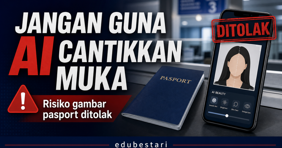 Jangan Guna AI Cantikkan Muka! Ini Risiko Besar Amaran Imigresen Mengenai Gambar Pasport
