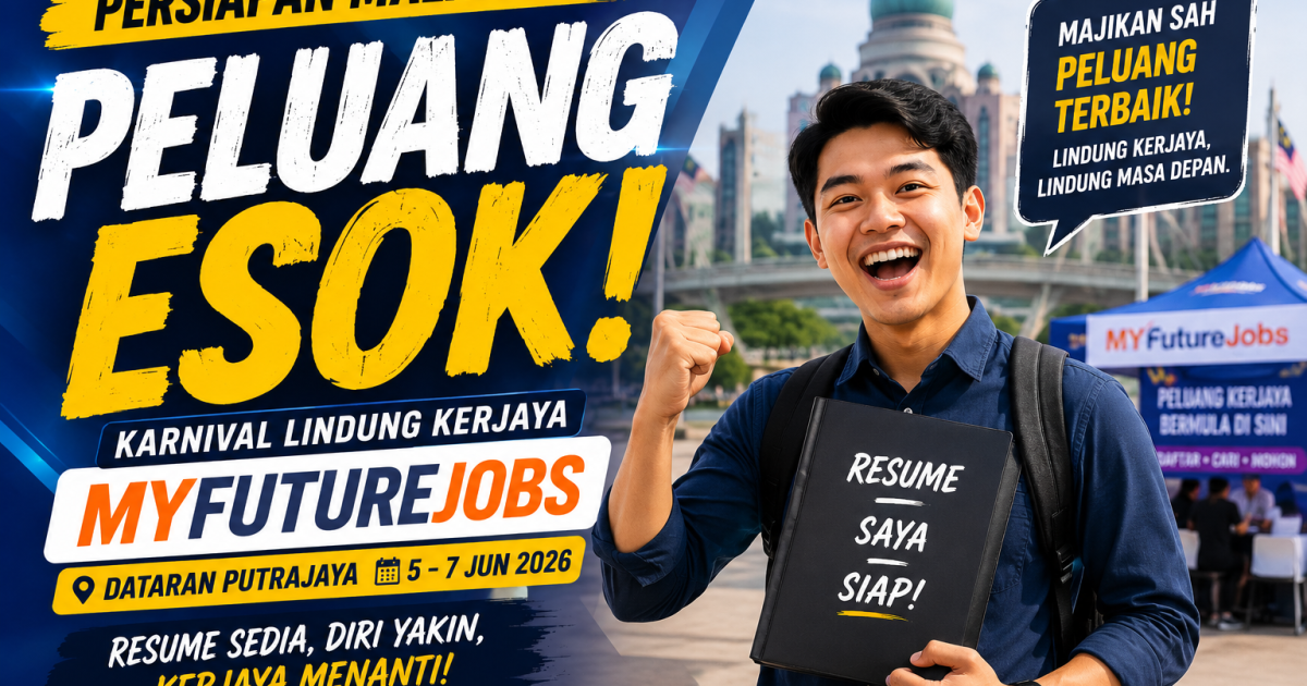 Jangan Main Pergi Saja: Ini Langkah Demi Langkah Persediaan Career Fair Putrajaya Bermula Esok