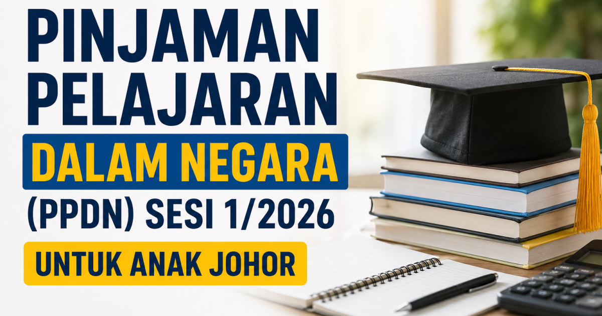 Permohonan Pinjaman Pelajaran YPJ Sesi 1/2026 Dibuka Untuk Anak Johor