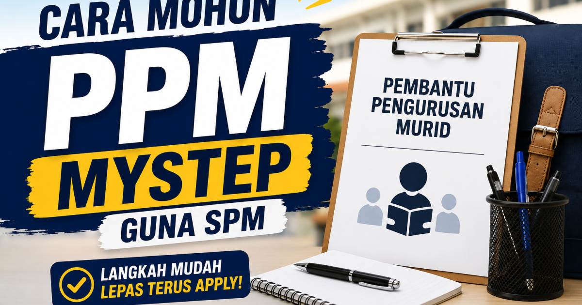 Jangan Salah Saluran: Ini Langkah Demi Langkah Mohon Jawatan Pembantu Pengurusan Murid MySTEP Guna SPM