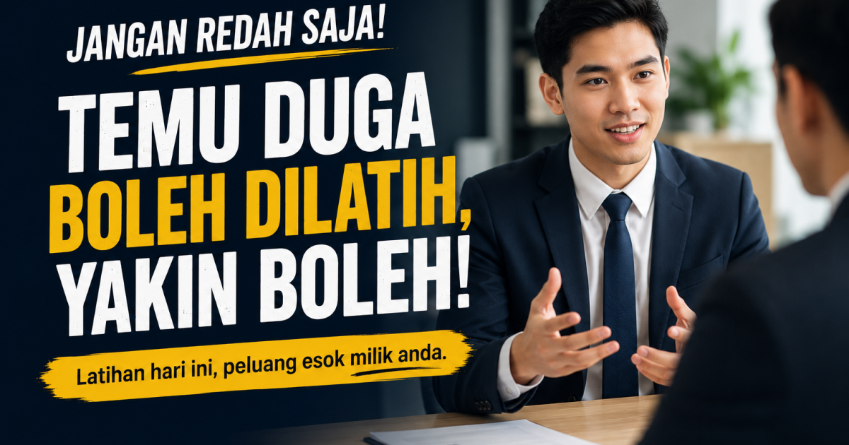 Jangan Redah Saja! Ini 6 Cara Praktis Temu Duga Biar Nampak Yakin Depan Panel Penemu Duga