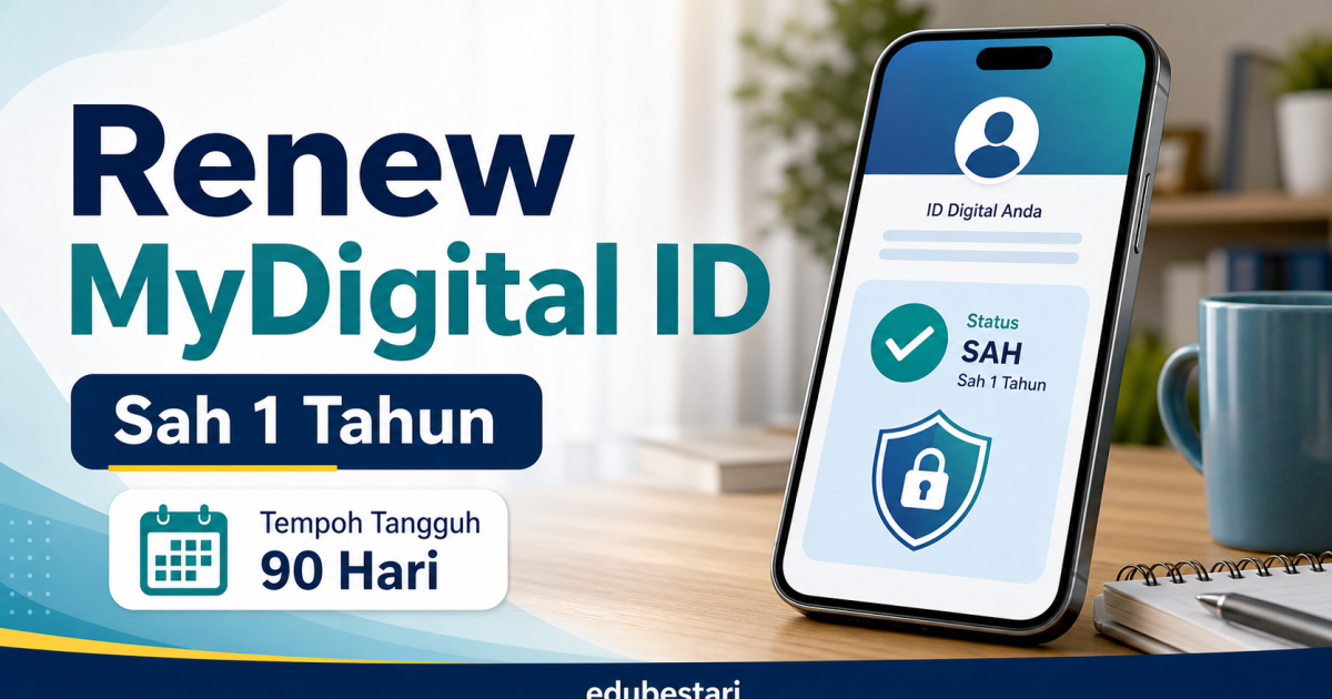 MyDigital ID Perlu Diperbaharui Selepas 1 Tahun: Ini Cara Renew Terus Melalui Telefon