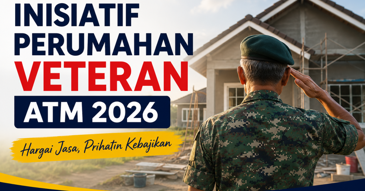 Inisiatif Perumahan Veteran ATM 2026: RM8 Juta Diperuntukkan Untuk Bina Baharu dan Baik Pulih Rumah Veteran