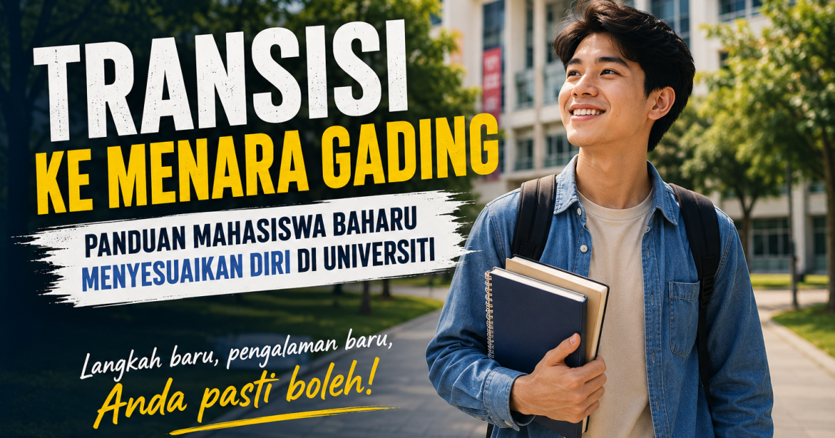 Transisi Ke Menara Gading: Panduan Mahasiswa Baharu Menyesuaikan Diri Di Universiti