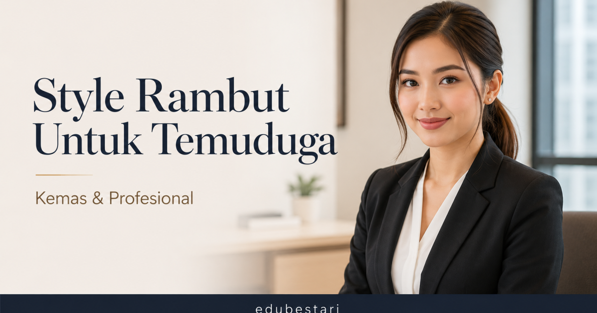 Rupanya Ini 4 Gaya Rambut Yang HR Selalu Suka Masa Interview (Calon Tak Bertudung Wajib Tahu!)