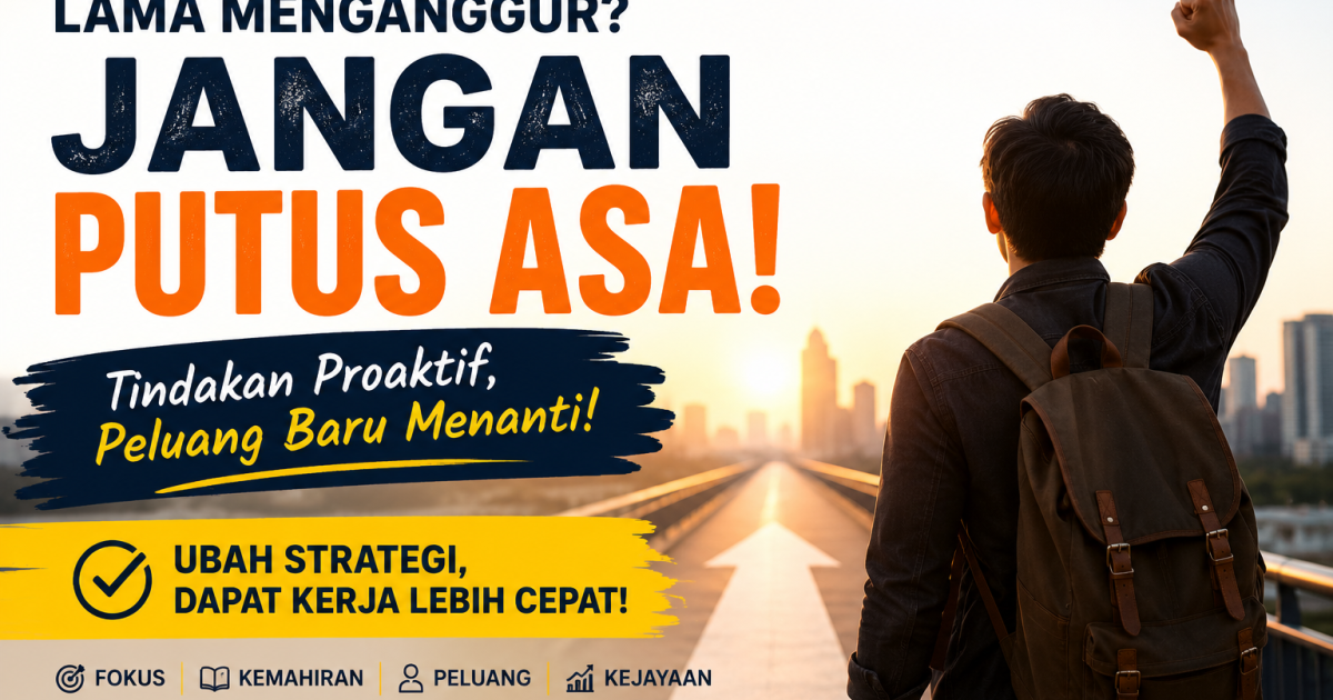 Lama Menganggur Bukan Bermakna Gagal: Ini Tindakan Proaktif Supaya Cepat Dapat Kerja