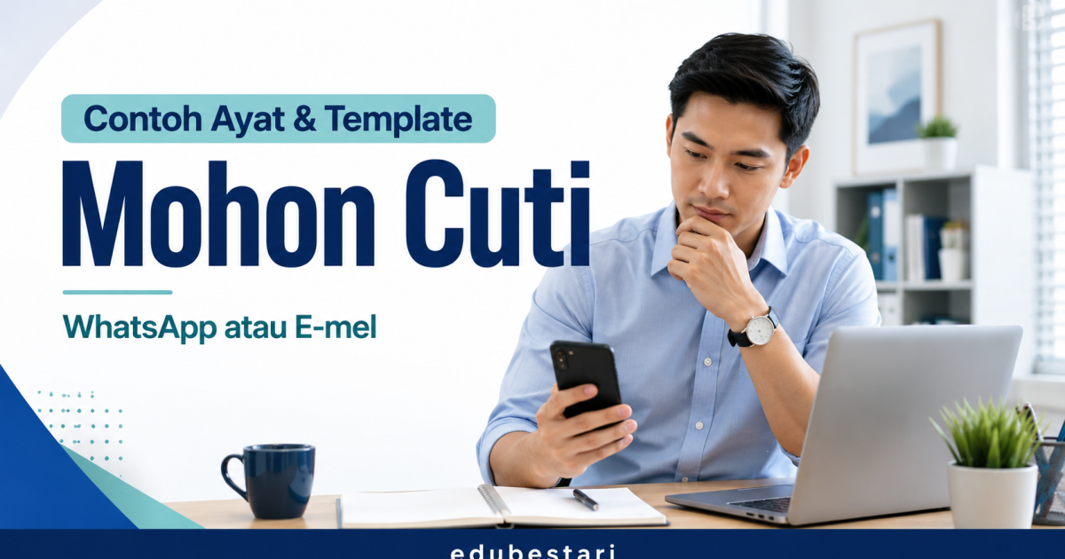 Contoh Ayat & Template Mesej Memohon Cuti Mengikut Pelbagai Situasi Melalui WhatsApp Atau E-mel