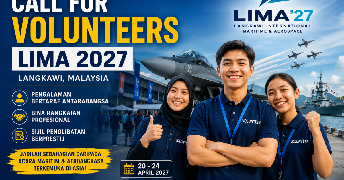 Peluang Keemasan Belia: Sertai Sukarelawan LIMA 2027 Di Langkawi & Bina Resume Bertaraf Dunia