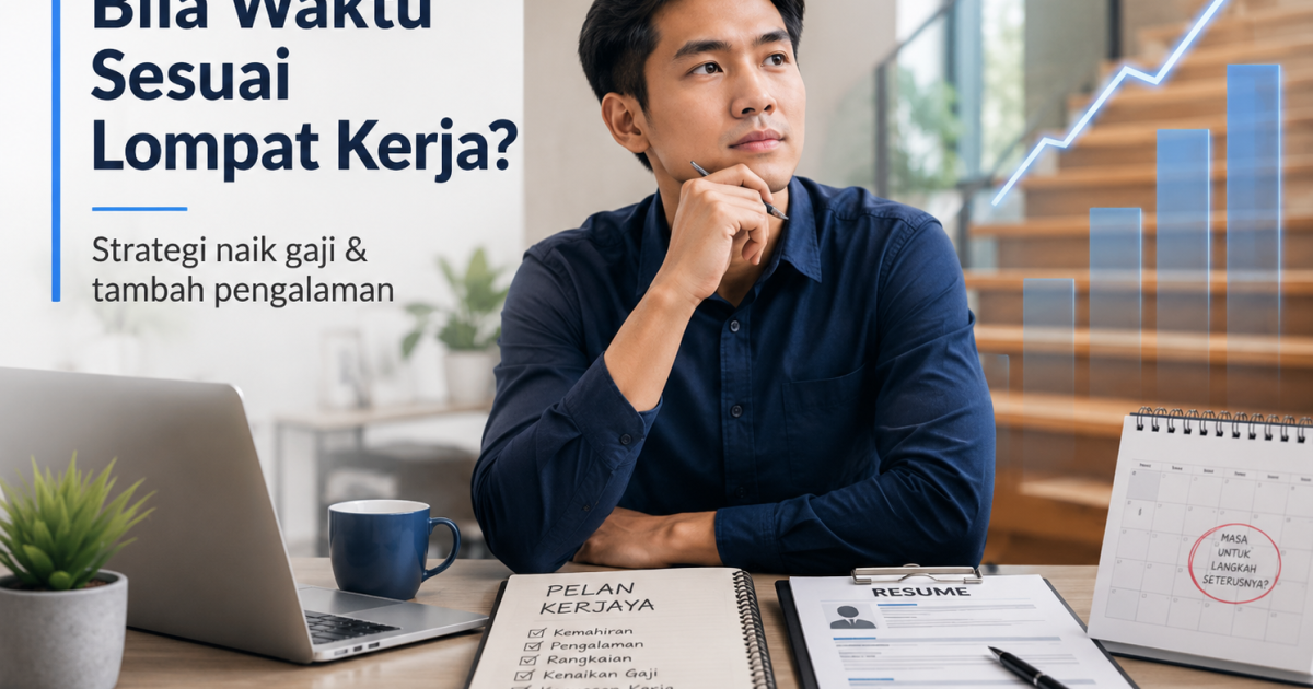 Berapa Tahun Sesuai Lompat Kerja? Ini Strategi Naikkan Gaji Tanpa Rosakkan Resume