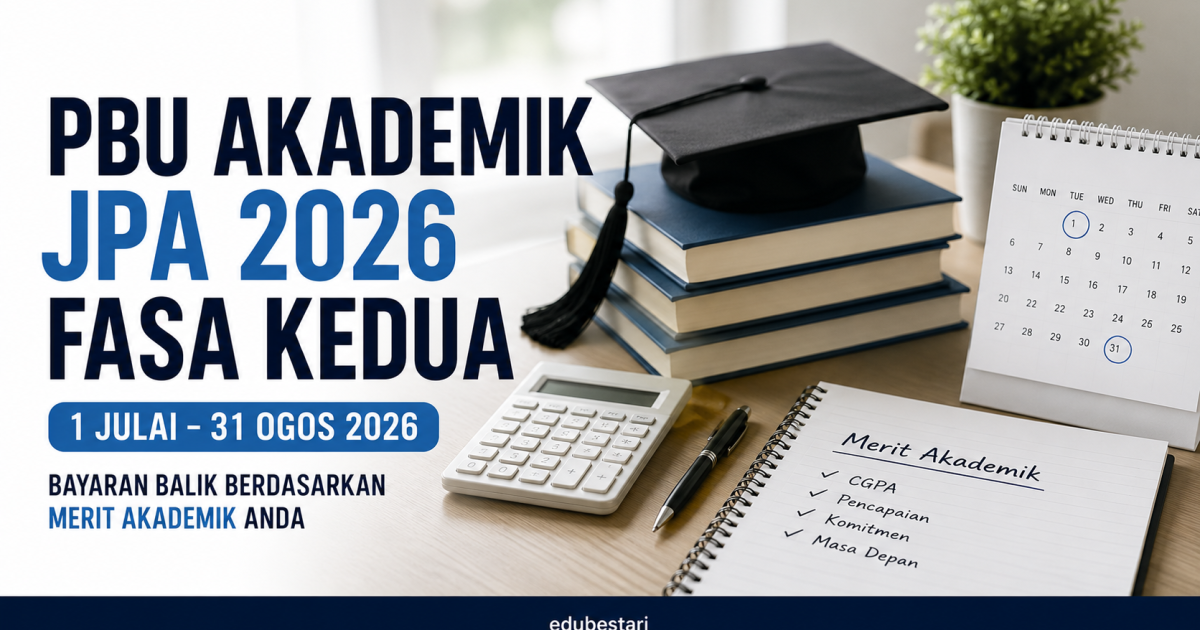 Cara Mohon Opsyen PBU Akademik JPA Di MySELF: Tarikh, Syarat Tunggakan & Jadual Bayaran Balik