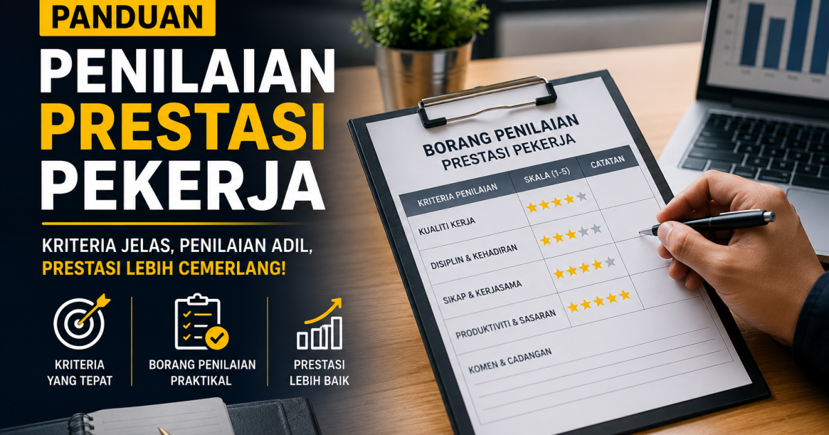 Cara Tetapkan Kriteria Penilaian Prestasi Pekerja: Panduan Praktikal Untuk Majikan SME, F&B & Sales