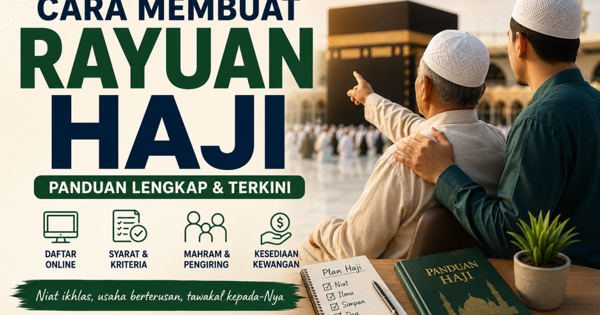 Rayuan Haji Tabung Haji: Syarat, Kategori Keutamaan dan Persediaan Kewangan