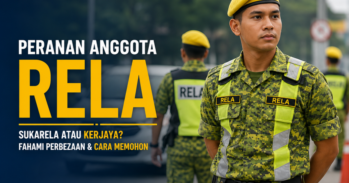 Nak Sertai RELA? Fahami Beza Anggota Sukarela dan Jawatan Tetap Sebelum Memohon