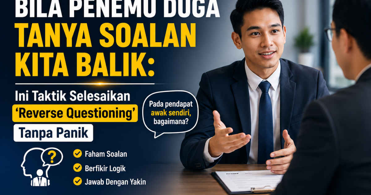 Bila Penemu Duga Tanya Soalan Kita Balik: Ini Taktik Selesaikan ‘Reverse Questioning’ Tanpa Panik