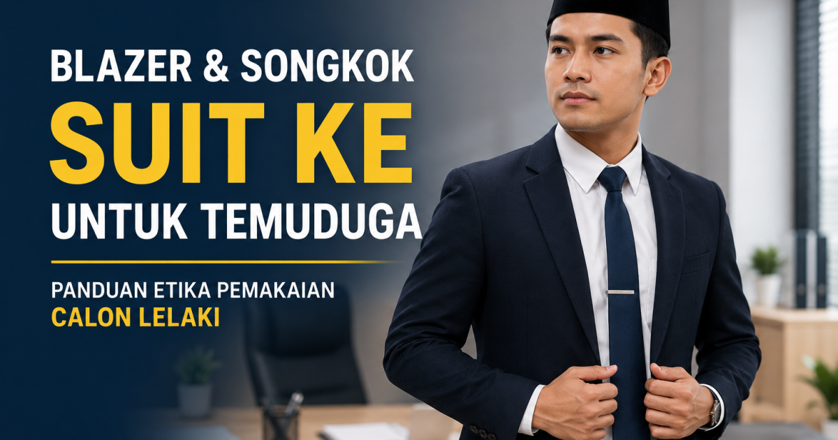 Blazer Dengan Songkok Masa Temuduga SPA atau SPP, Boleh Ke? Ramai Calon Lelaki Masih Keliru