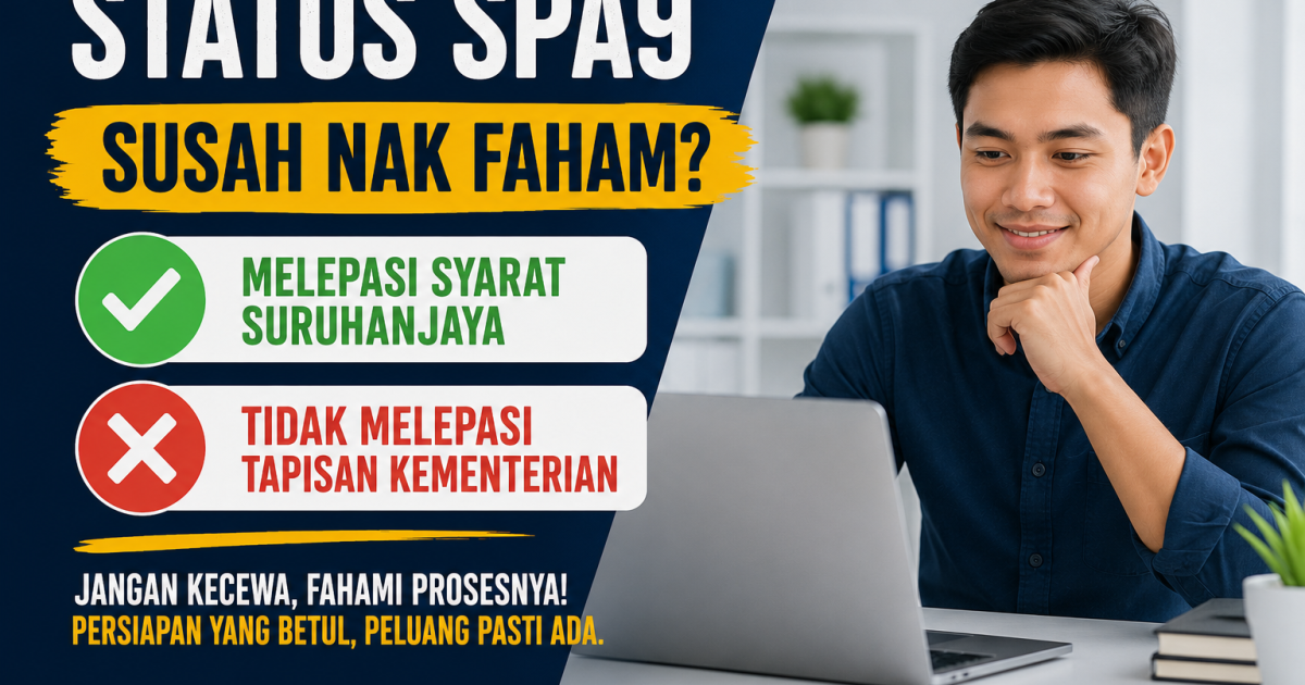 Status SPA9 Berubah? Ini Maksud “Melepasi Syarat Suruhanjaya” dan “Tidak Melepasi Tapisan Kementerian”